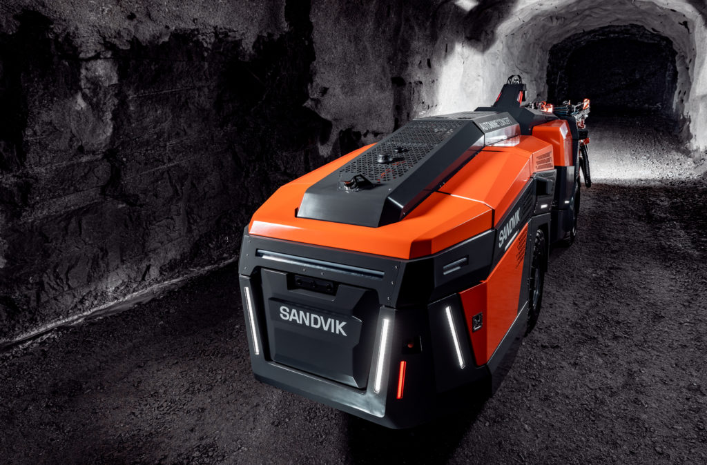 Sandvik Introduces Concept Cabinless Autonomous Battery Powered