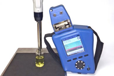 US patent for water contamination measurement method used in FluidScan® handheld infrared oil analysis