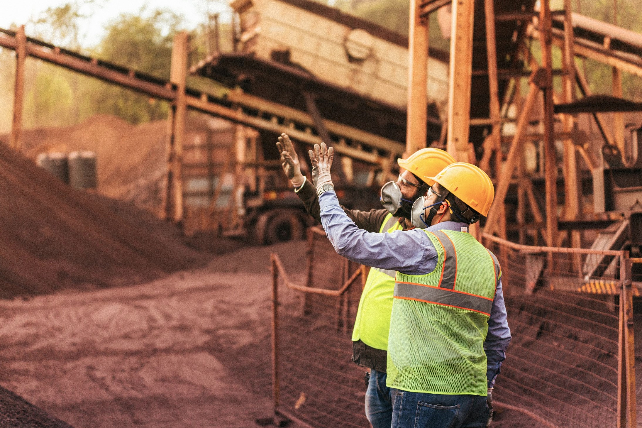 Steel mine. Sanat crusher