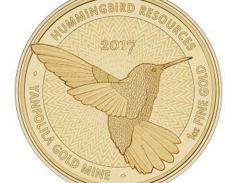 Hummingbird Resources introducing the 1oz Hummingbird gold coin