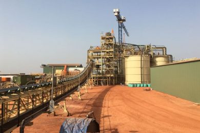 Ore commissioning commenced at Yanfolila gold mine