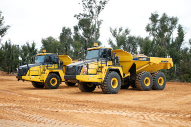 Two new ADTs from Komatsu with Tier 4 Final engines