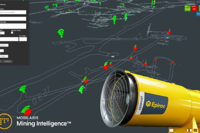 Epiroc upgrades Serpent Automatic ventilation & integrates with Mobilaris Mining Intelligence