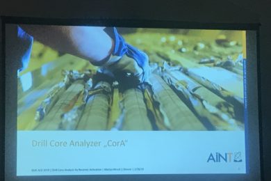 AiNT CorA drill core analyser allows fast elemental determination using neutron activation analysis