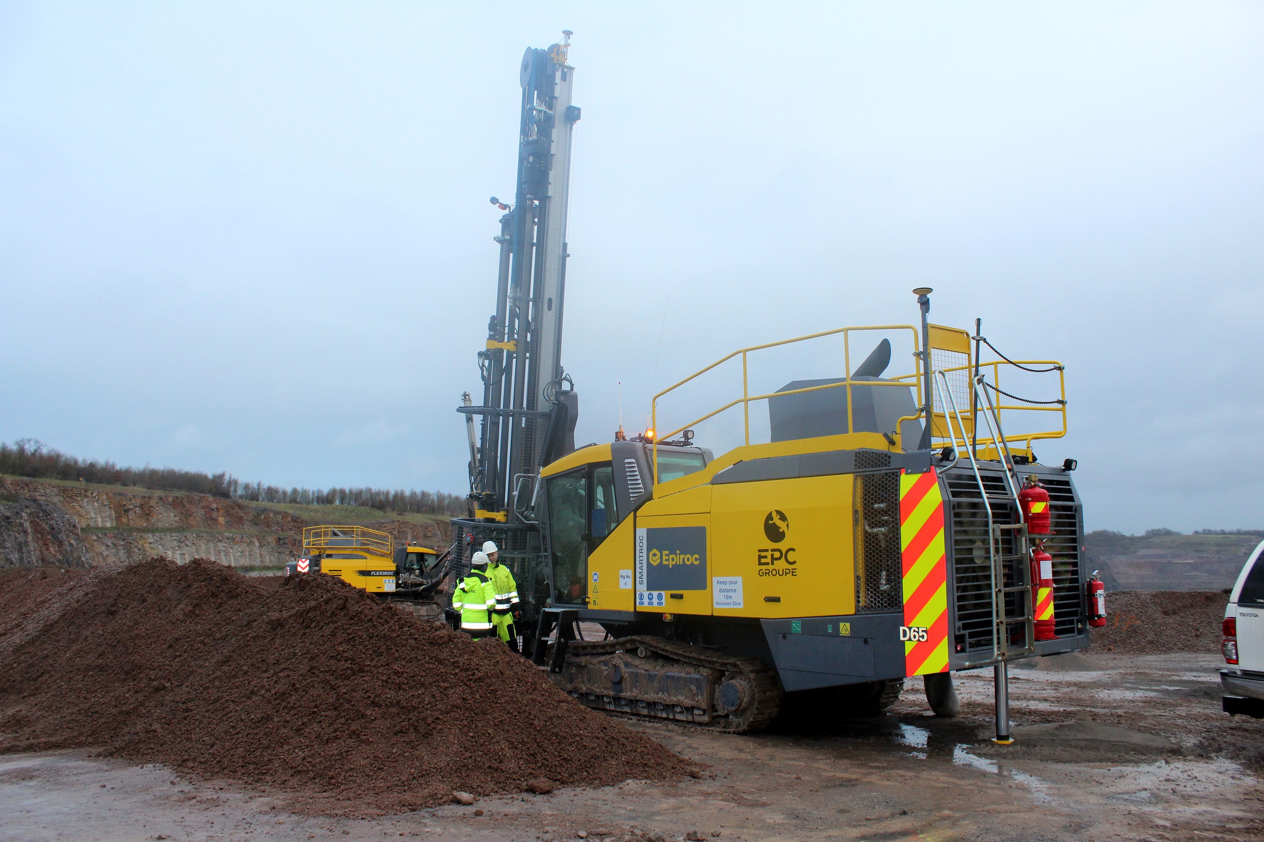 Epc Uk Invests In Latest Epiroc Smartroc D65 Dth Drill Rig International Mining