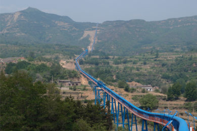 Continental closed-trough conveyor helping minimise dust at YanKan Coal in Shanxi