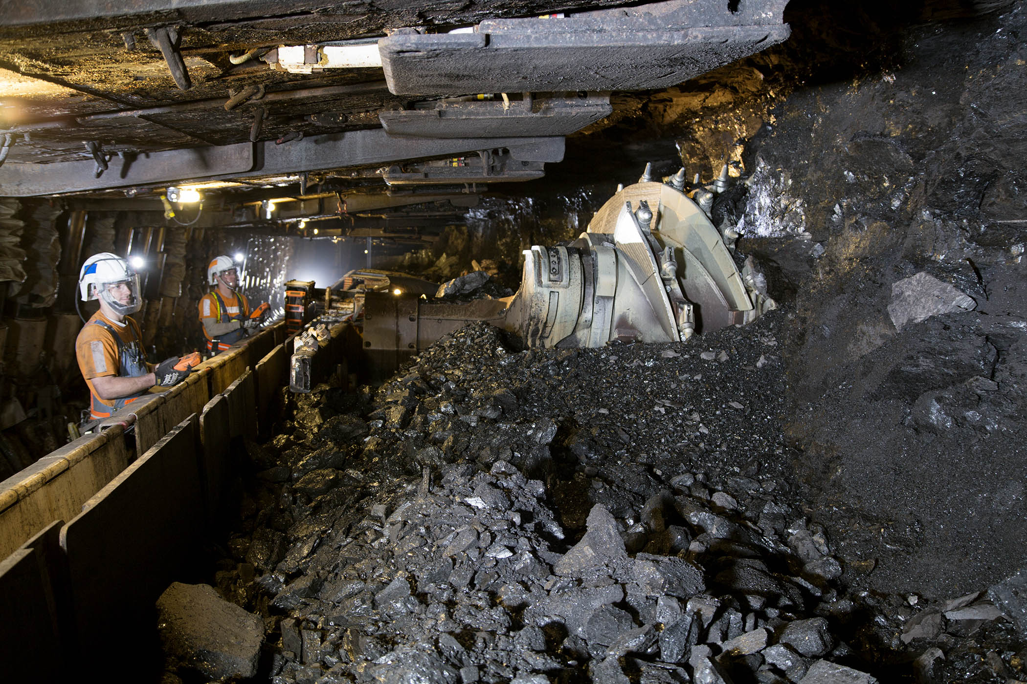 modern underground coal mine