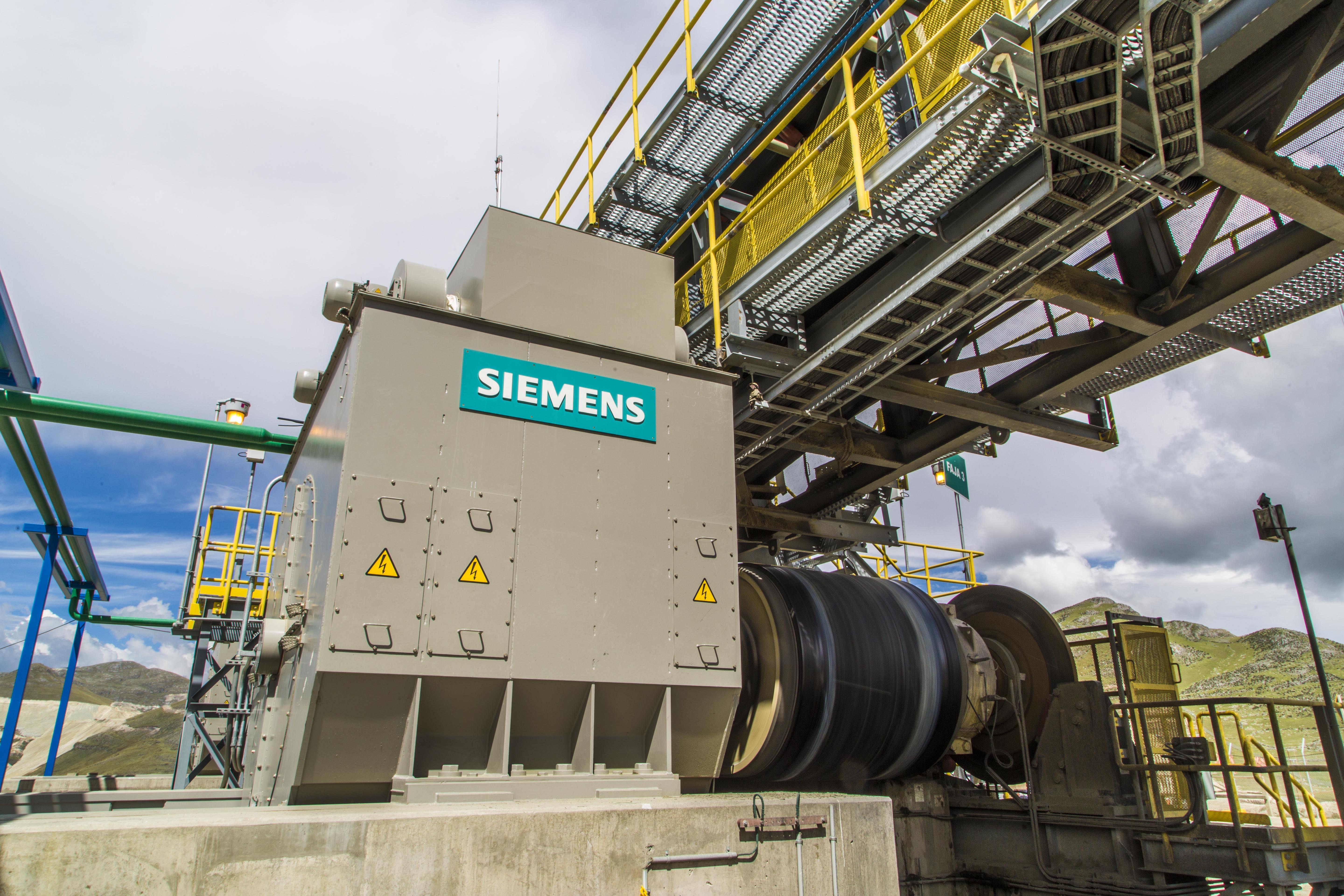 Siemens gearless drives for Quellaveco conveyor being delivered Q4 2019