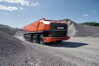 Scania tells Northvolt its autonomous AXL truck could potentially be battery electric