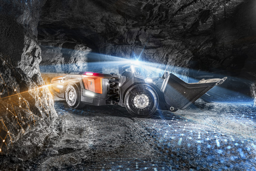 Sandvik Debuts Fully Autonomous Battery Electric Cabin Less Automine Concept Vehicle