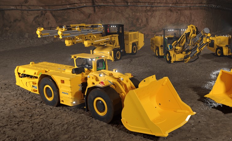 Komatsu launches two underground LHDs including all new 7 t class WX07