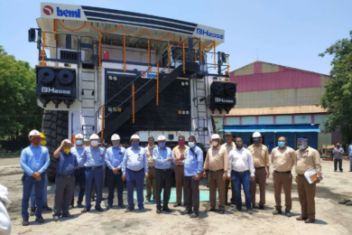 BEML delivers first BH205E made in India mining truck to NCL