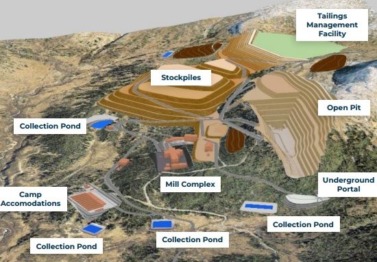 Kutcho Copper Outlines Combined Open Pitunderground Plan For Mine