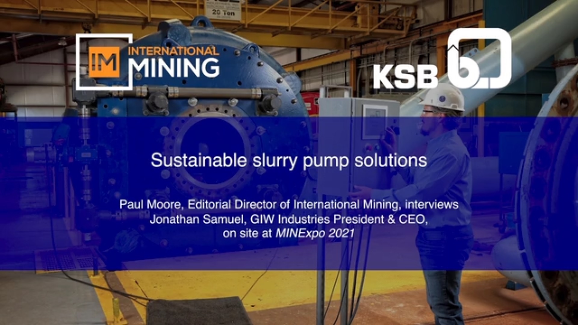 Sustainable slurry pump solutions - International Mining