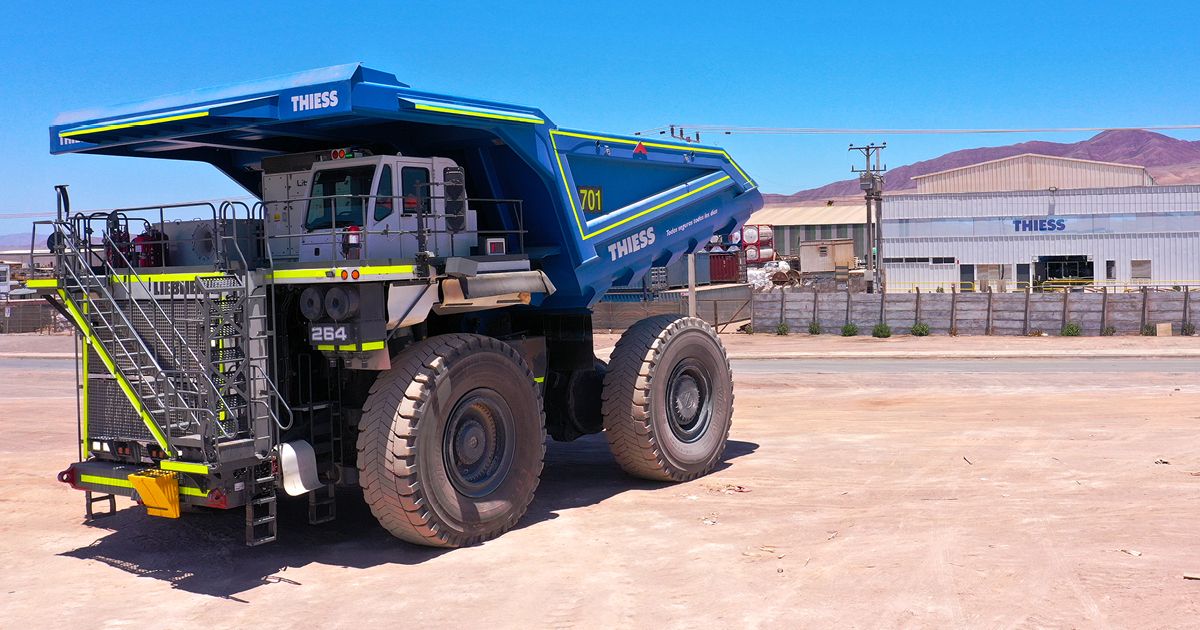 Five New Liebherr T 264 Trucks Deployed By Thiess At Encuentro Oxides