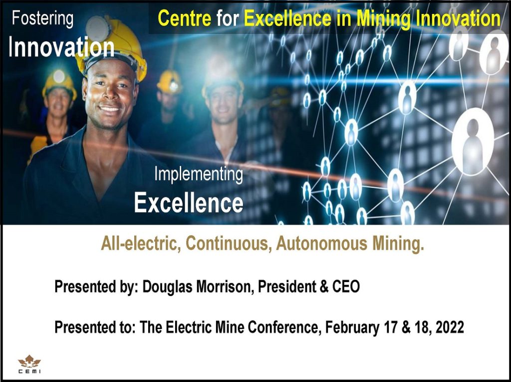 The Electric Mine 2022 Conference Papers International Mining