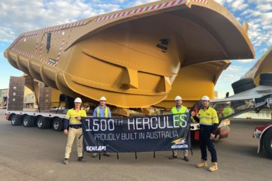 Schlam delivers 1,500th Hercules dump body in Australia