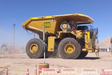 Freeport’s Cerro Verde deploys Caterpillar 372 t ultraclass electric drive truck in Peru