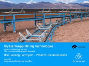 thyssenkrupp Mining Technologies IPCC 2022 paper - rail-running conveyor