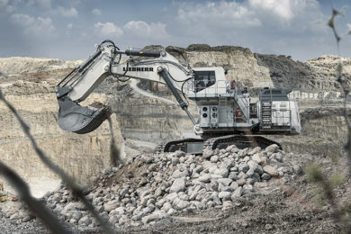 Liebherr unveils R 9300 mining excavator at bauma 2022