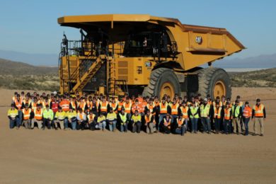 Caterpillar successfully demos battery 793 truck at 60 km/h & invests in Sustainable Proving Ground