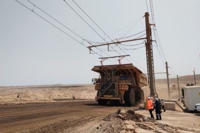 Trolley line commissioned at Husab in Namibia with two Komatsu 960Es
