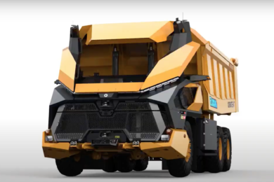 XCMG’s concept cabless, autonomous & battery truck – the XDR80TE-AT