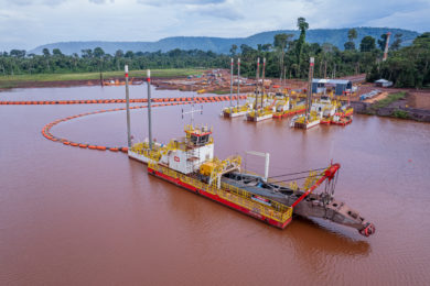 Vale begins Gelado tailings re-use project commissioning with IHC electric dredges