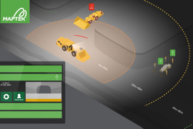 Maptek launches VisionV2X underground proximity awareness system