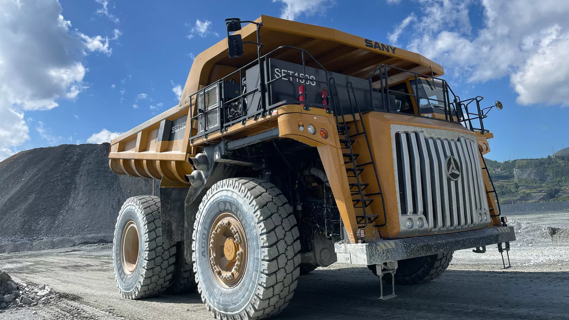 SANY deploys five electric drive SET150 mining trucks at Tebinbulak iron project - International Mining