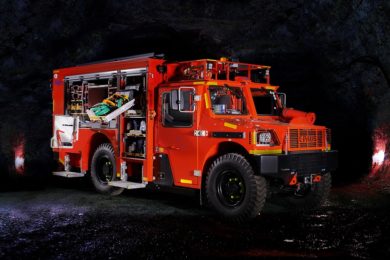 PAUS and Dräger advance mine rescue operations with new MR Fire Truck