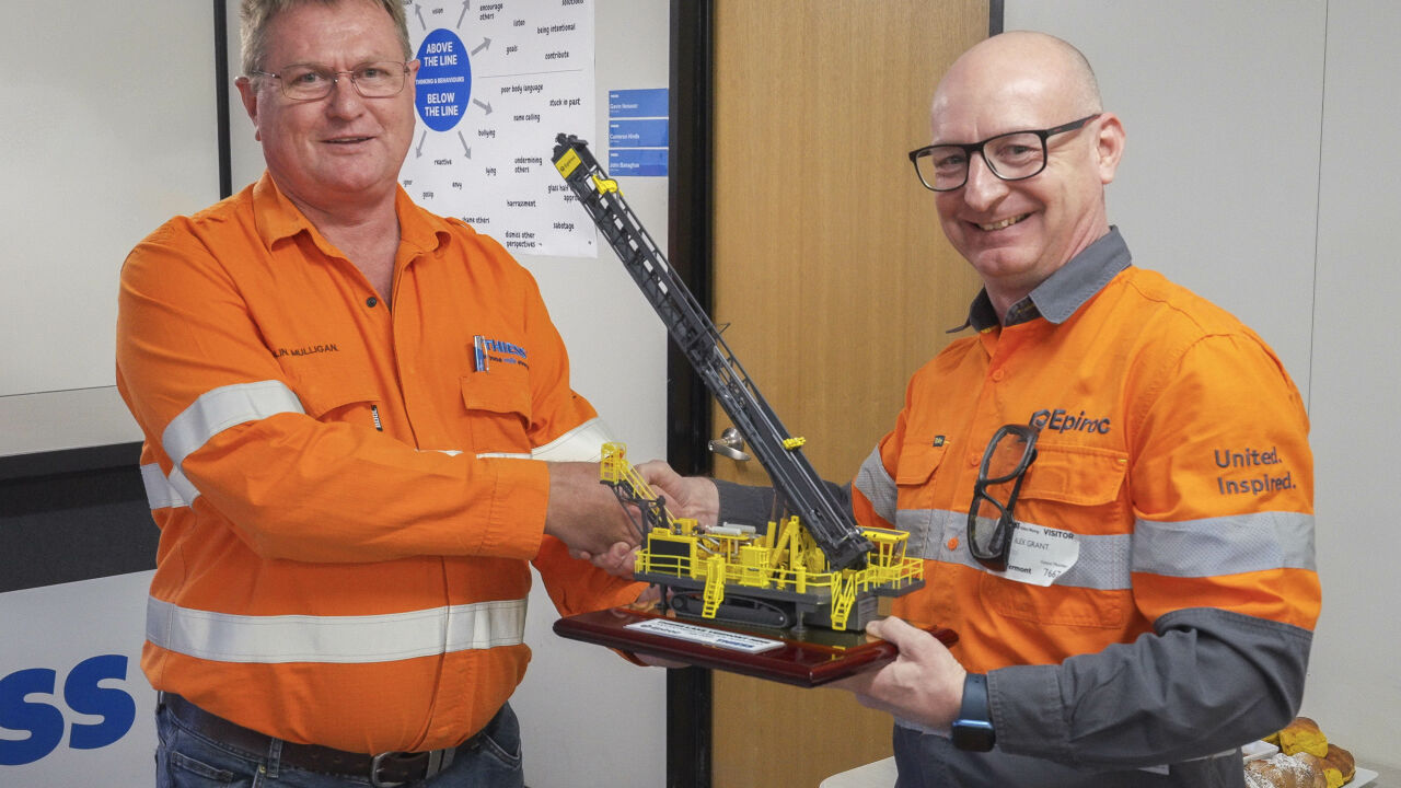 Thiess and Epiroc celebrate a million autonomous drilled metres at Lake Vermont - International Mining