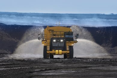 Caterpillar looks to reduce haul road dust with new Cat 777 (05) Water Solutions Truck