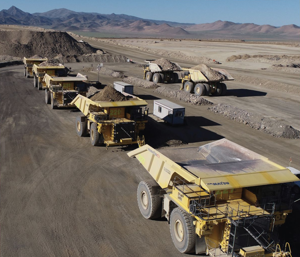 Nevada Gold Mines begins rolling out new Komatsu 930E mining truck fleet - International Mining