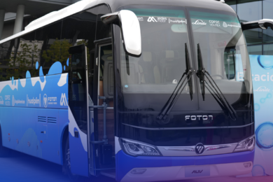 Anglo American launches first hydrogen-powered bus in Chile