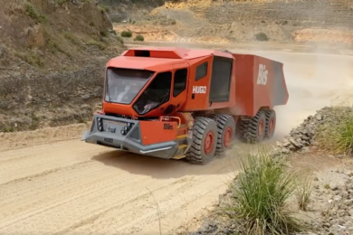 Bis HUGO 80 t underground mining truck reaches Proof of Concept testing stage