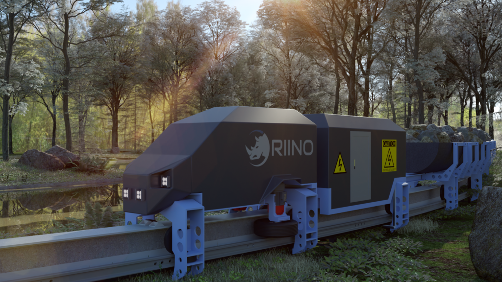 Riino zero-emission monorail haulage system receives mining company backing - International Mining