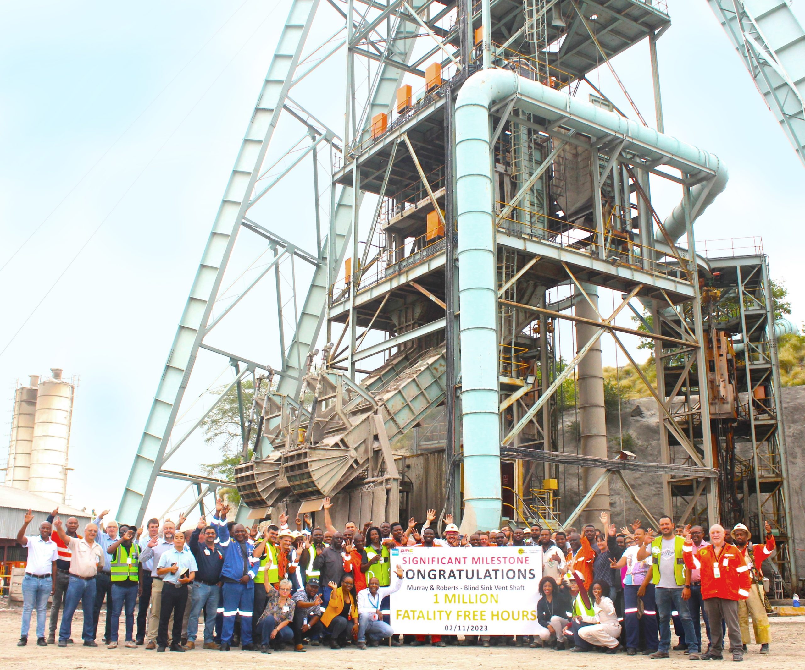 Murray & Roberts Cementation achieves 1 Million Fatality Free hours on Palabora vent shaft - International Mining