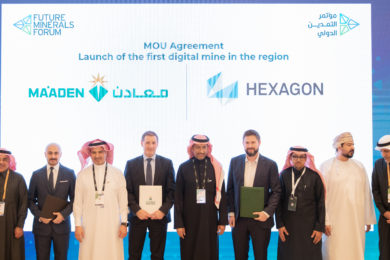Ma’aden and Hexagon partner on Middle East’s first ‘digital mine’ at Mansourah Massarah