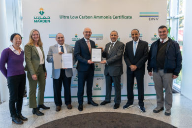 Ma’aden receives DNV accreditation for low-carbon ammonia