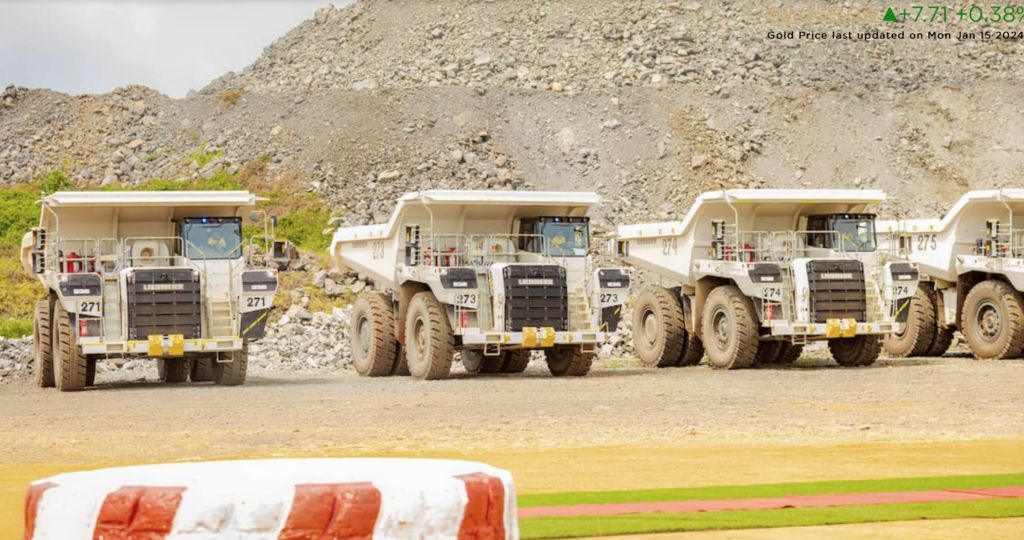 Ghana's Adamus Resources rolls out new large fleet of 100 t class Liebherr T 236 mining trucks - International Mining