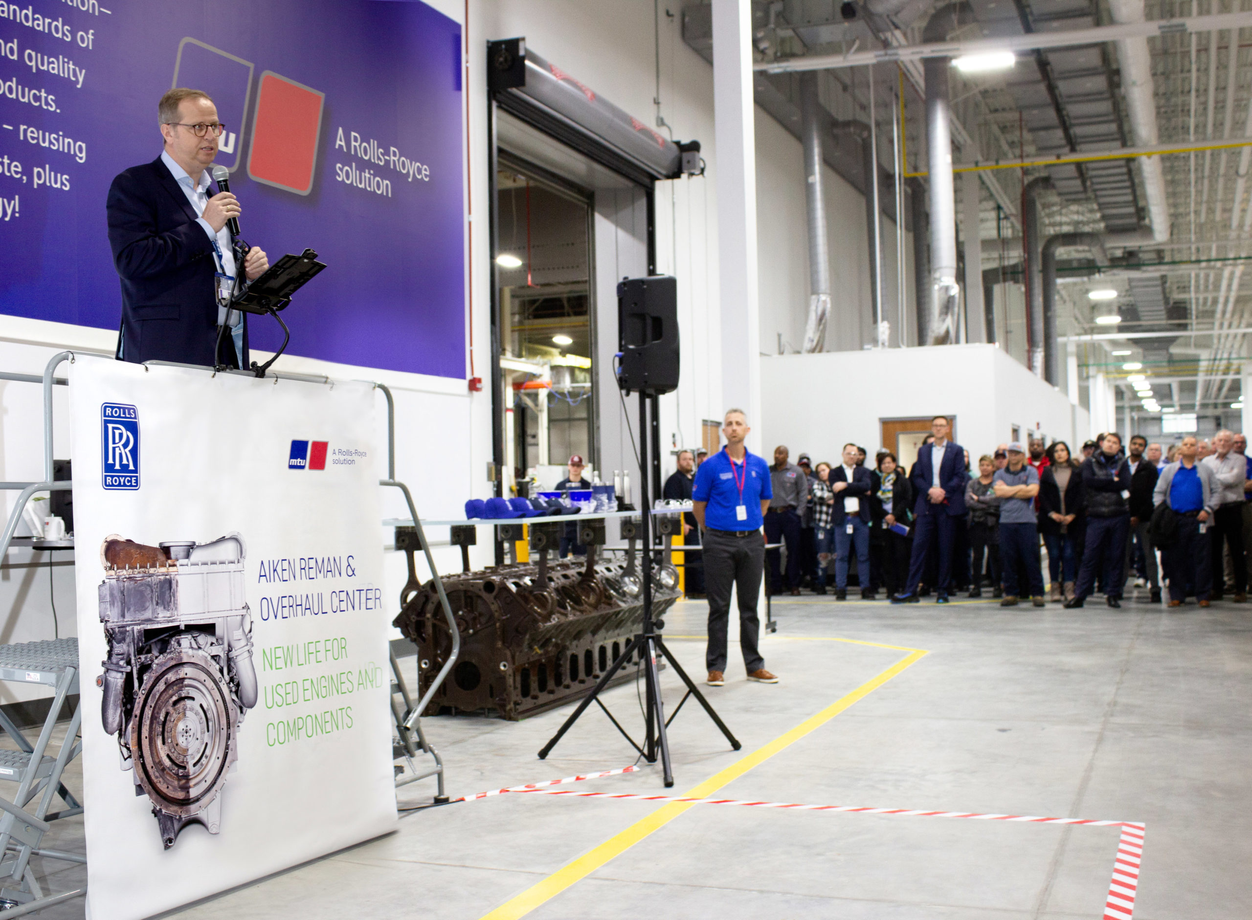 Rolls-Royce Power Systems opens major new mtu engines reman and overhaul centre at Aiken - International Mining