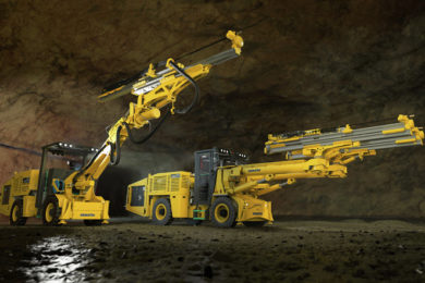 SMS Equipment to handle Komatsu UG hard rock mining equipment in most of Canada & Alaska