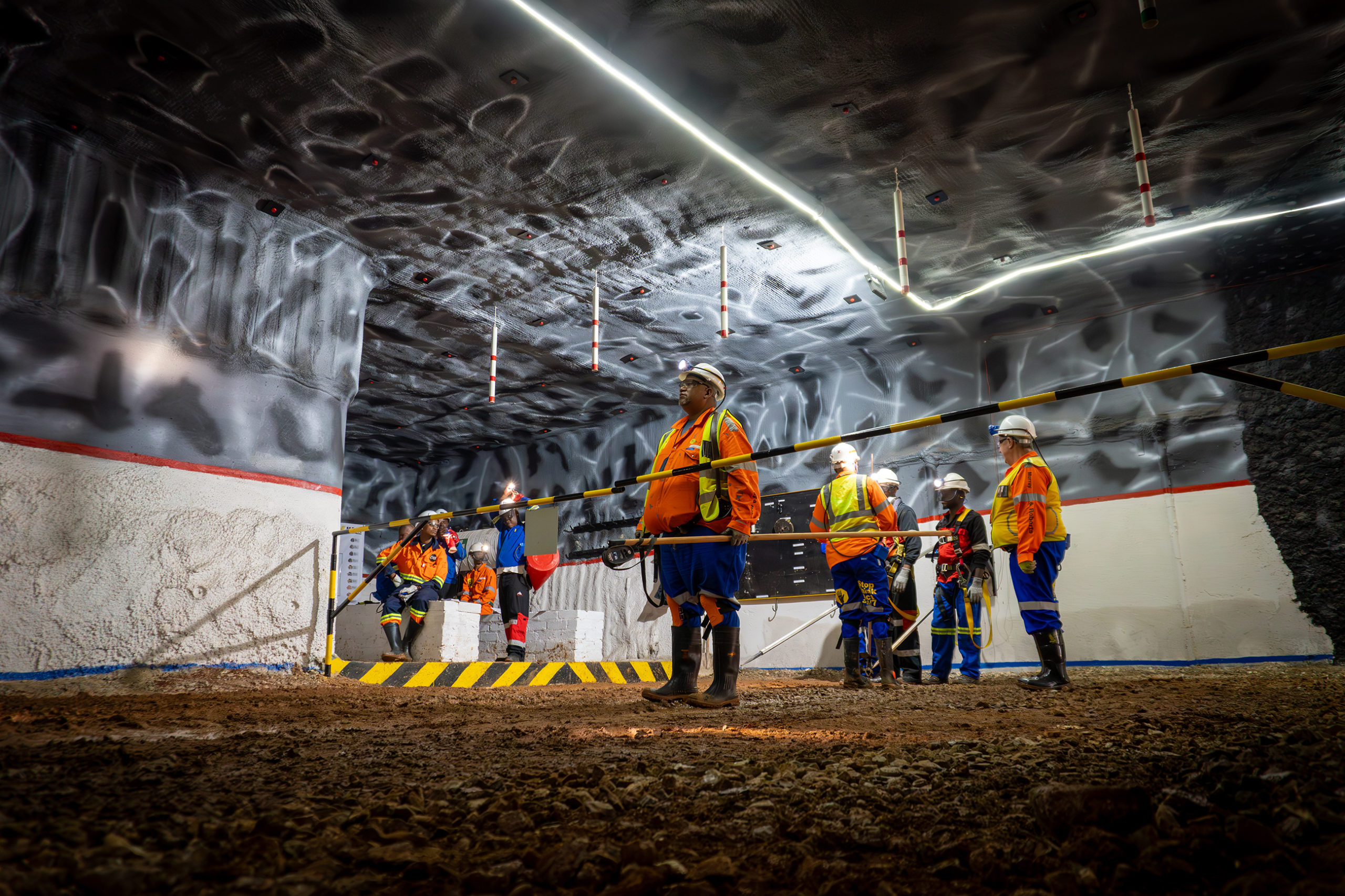 Murray & Roberts Cementation presents 'mock-up' facility for underground mechanised mining - International Mining