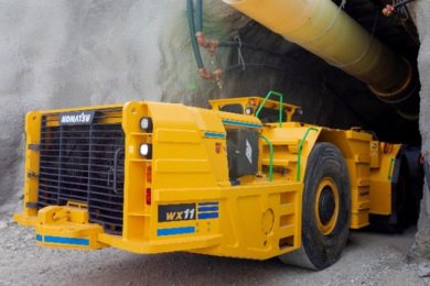 Komatsu brings WX11 to the 10-t-class underground loader market