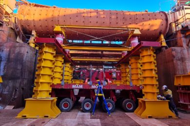 Mammoet taps Move3D engineering software to help with ball mill replacement at alumina refinery