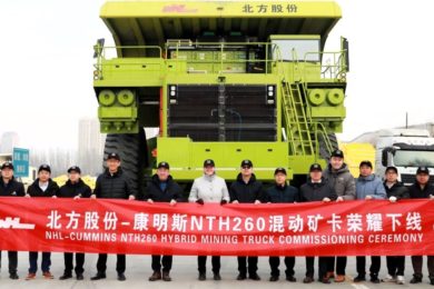 Cummins and China’s NHL commission diesel-hybrid haul truck at Baiyun iron mine