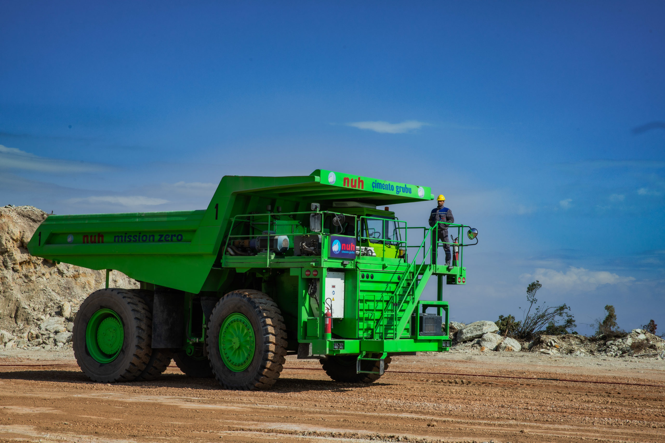 ABB and Nuh Cement complete haul truck retrofit from diesel to zero-emissions - International Mining