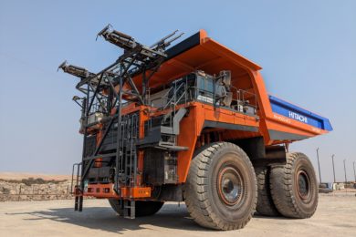 Hitachi Construction Machinery begins technological trial of battery trolley mining truck at Kansanshi