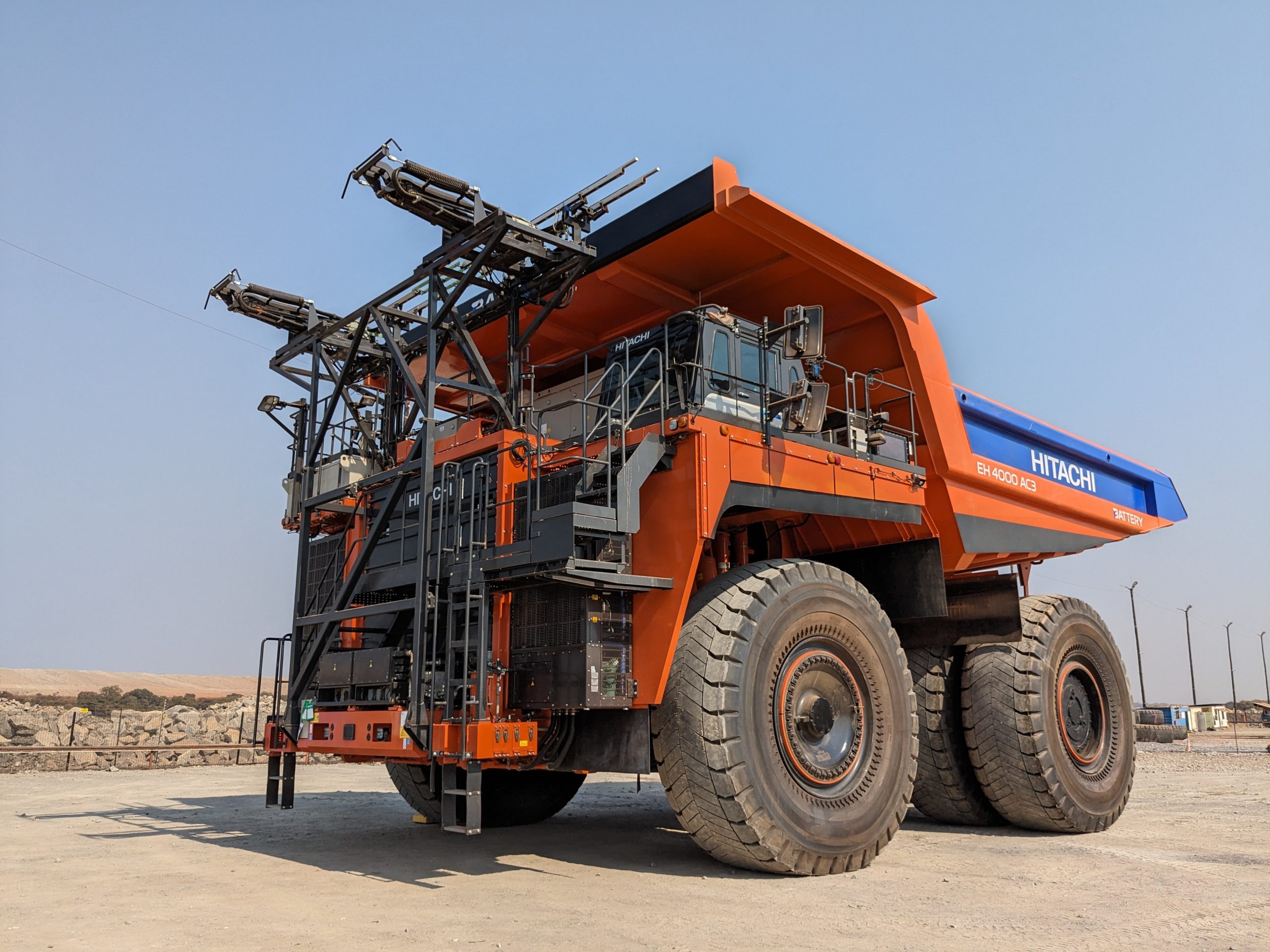 Hitachi Construction Machinery begins technological trial of battery trolley mining truck at Kansanshi - International Mining